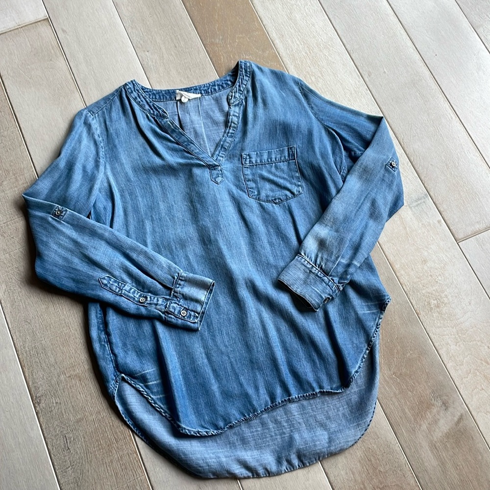 Lou and grey soft denim pullover
